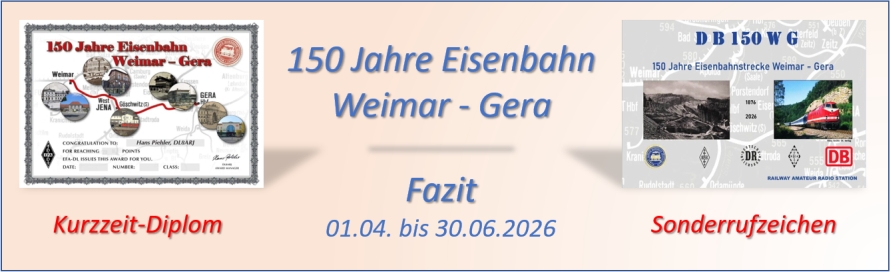 150 Jahre Eisenbahn Weimar-Gera – Fazit