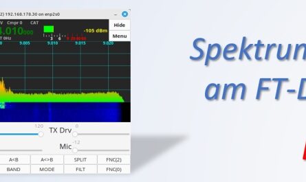 DL1YAR - Spektrumanzeige am FT-DX 3000