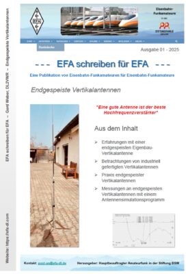 DL2VWR-Endgespeiste Vertikalantennen Broschüre Deckblatt
