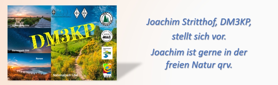 Joachim Stritthof, DM3KP stellt sich vor