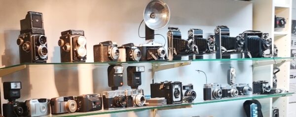 Sammlung von Fotoapparaten